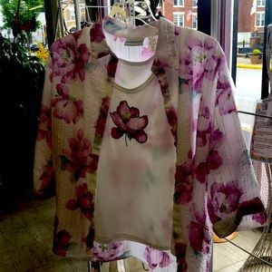 Alfred Dunner blouse with Shell